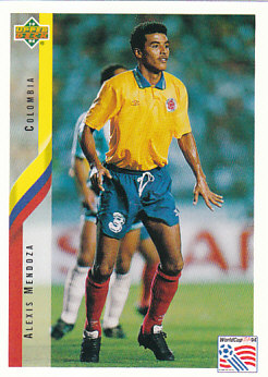 Alexis Mendoza Colombia Upper Deck World Cup 1994 Eng/Ita #35